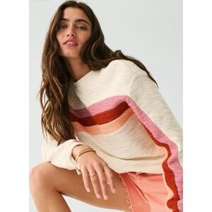 Faherty Vista Striped Pullover
